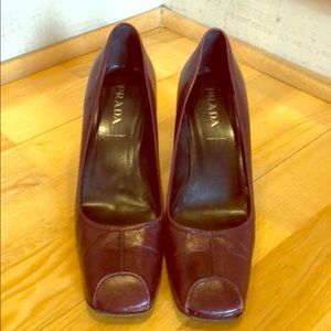 PRADA PUMP 3” Block Heel